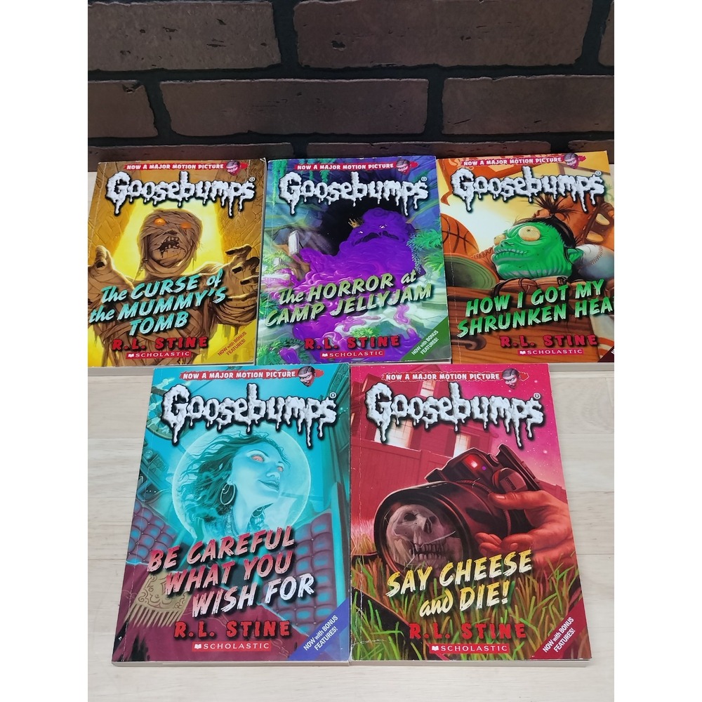 Goosebumps books lot 2009 first printing